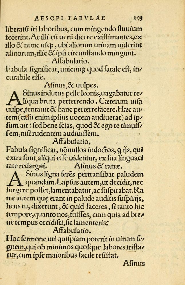 Scan 0207 of Aesopi Phrygis Fabellae Graece et Latine