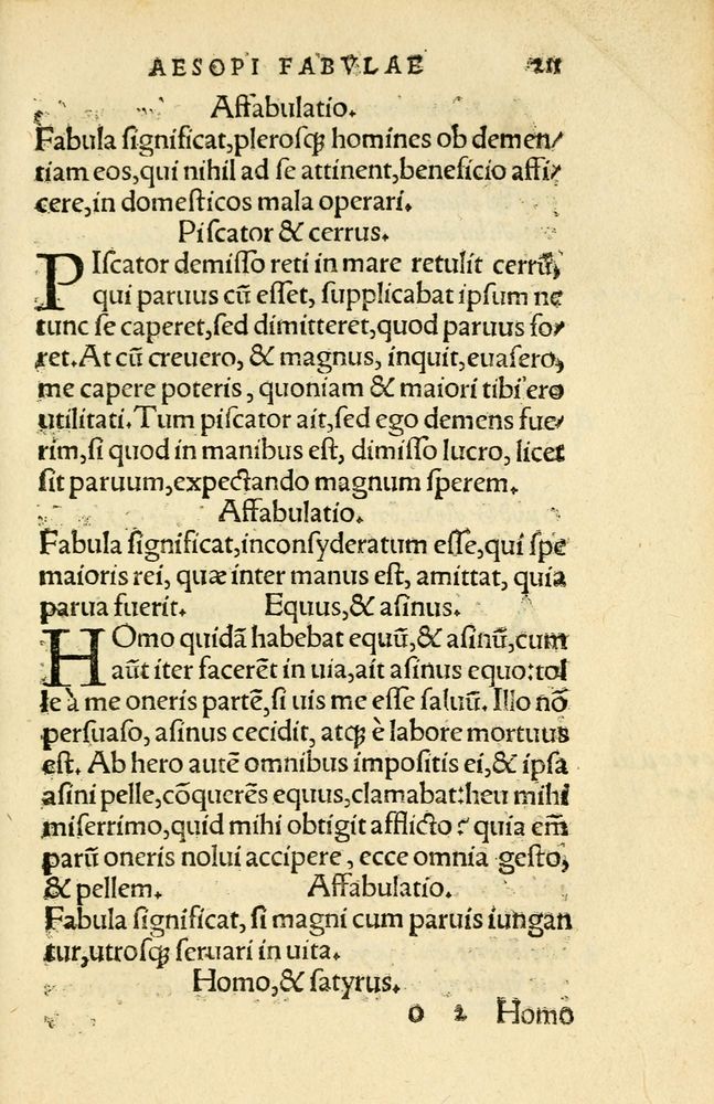 Scan 0215 of Aesopi Phrygis Fabellae Graece et Latine