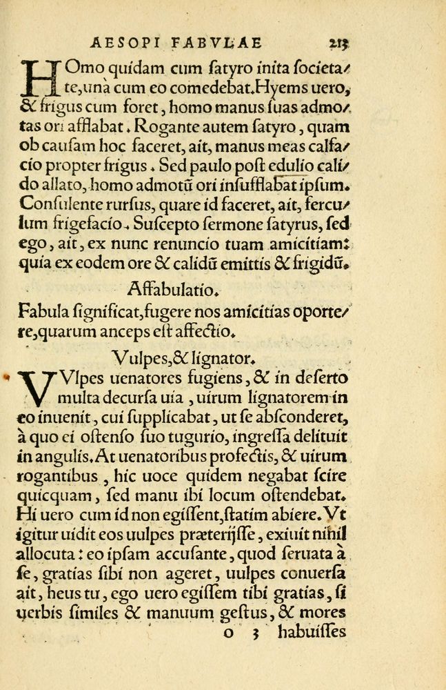Scan 0217 of Aesopi Phrygis Fabellae Graece et Latine