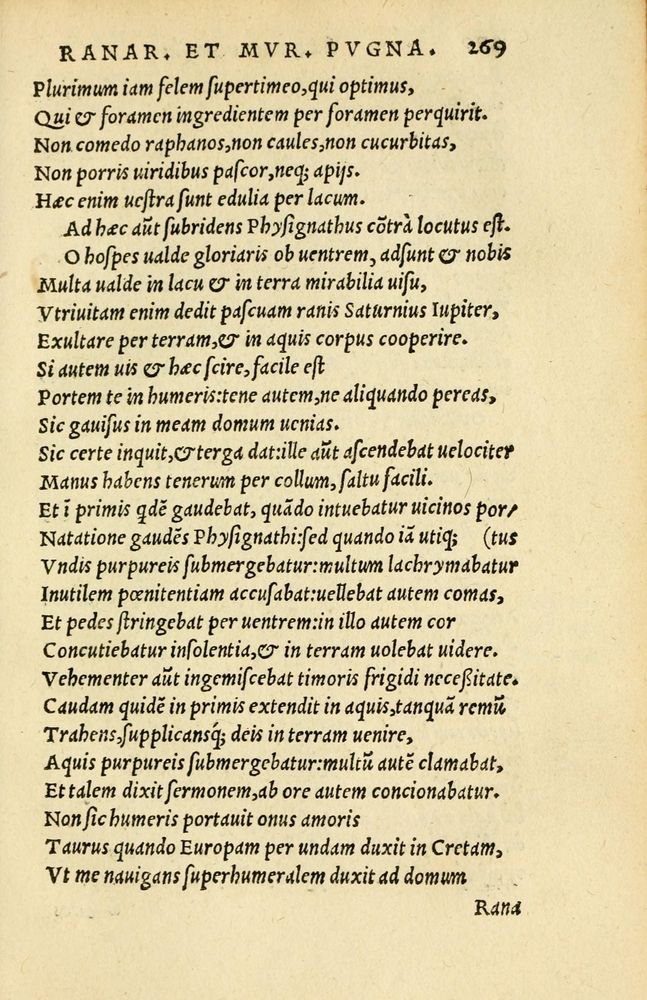 Scan 0273 of Aesopi Phrygis Fabellae Graece et Latine