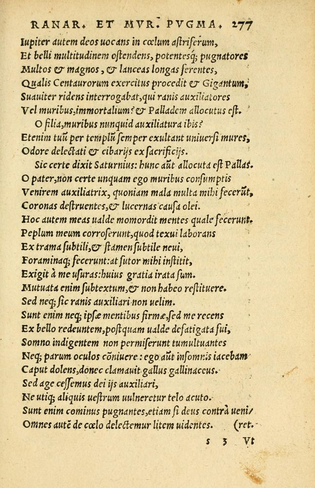 Scan 0281 of Aesopi Phrygis Fabellae Graece et Latine