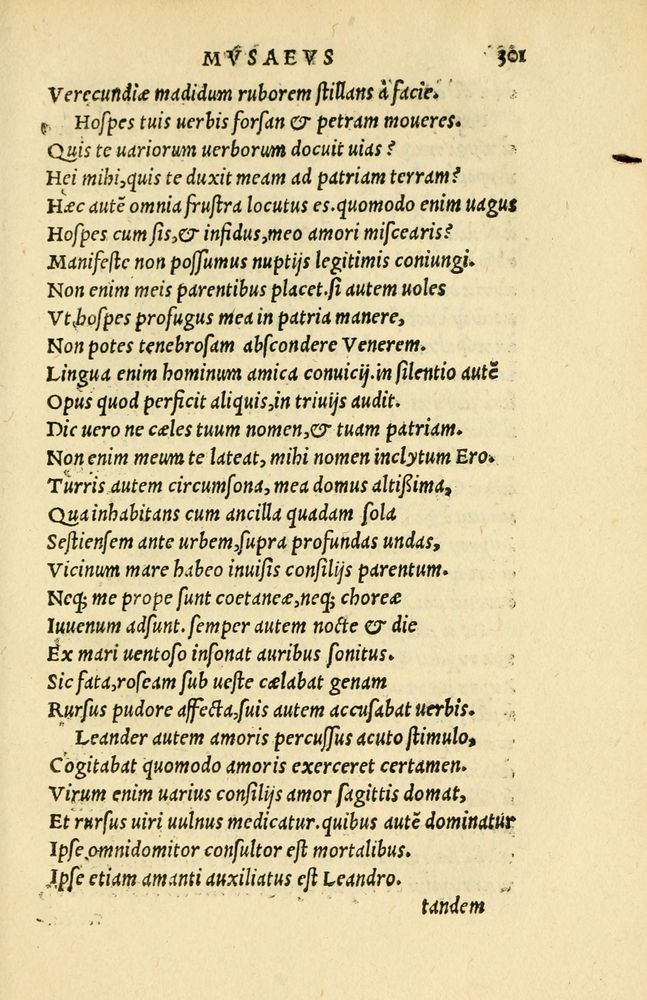 Scan 0305 of Aesopi Phrygis Fabellae Graece et Latine