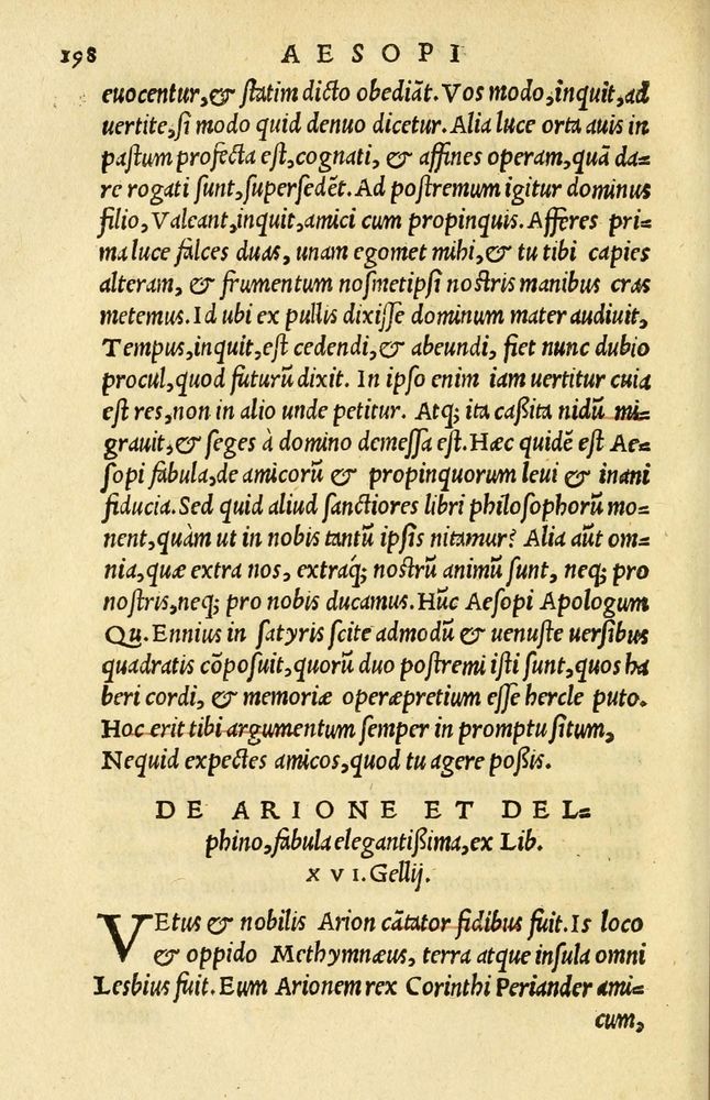 Scan 0172 of Aesopi Phrygis et aliorum fabulae