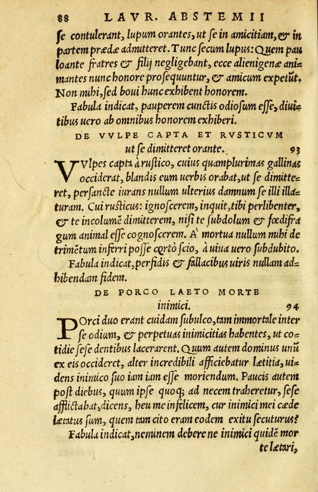 Scan 0262 of Aesopi Phrygis et aliorum fabulae
