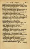 Thumbnail 0047 of Aesopi Phrygis Fabellae Graece & Latine, cum alijs opusculis, quorum index proxima refertur pagella.