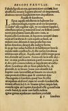 Thumbnail 0111 of Aesopi Phrygis Fabellae Graece & Latine, cum alijs opusculis, quorum index proxima refertur pagella.