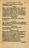 Thumbnail 0179 of Aesopi Phrygis Fabellae Graece & Latine, cum alijs opusculis, quorum index proxima refertur pagella.