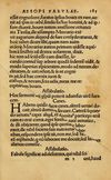 Thumbnail 0191 of Aesopi Phrygis Fabellae Graece & Latine, cum alijs opusculis, quorum index proxima refertur pagella.