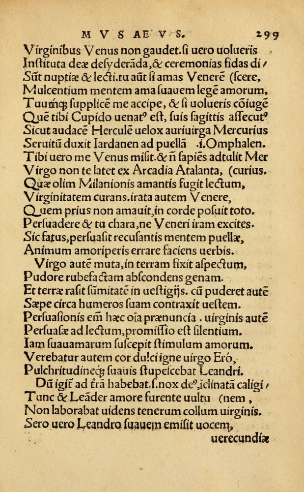 Scan 0305 of Aesopi Phrygis Fabellae Graece & Latine, cum alijs opusculis, quorum index proxima refertur pagella.
