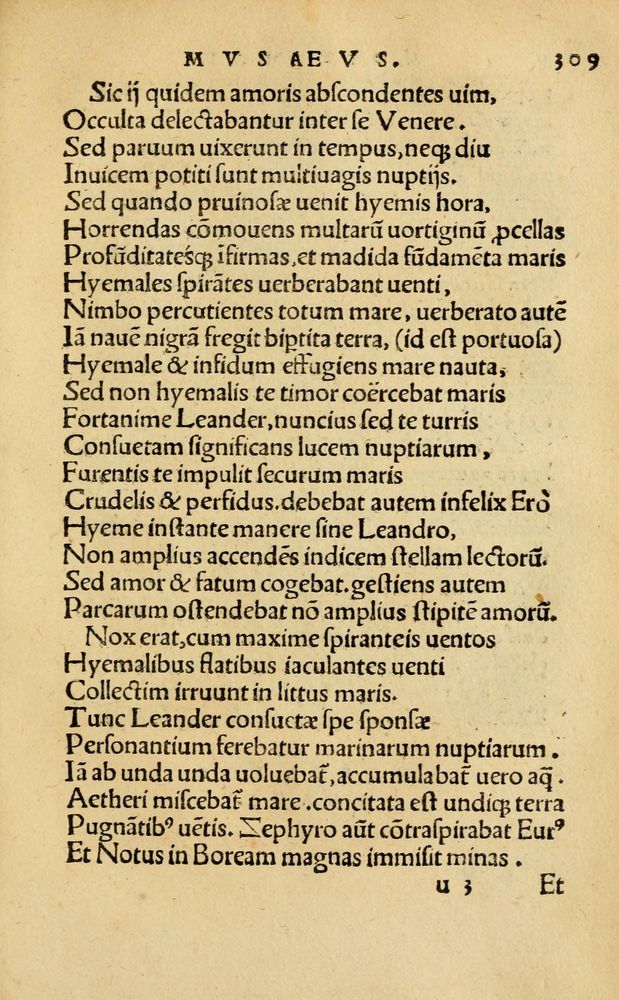 Scan 0315 of Aesopi Phrygis Fabellae Graece & Latine, cum alijs opusculis, quorum index proxima refertur pagella.