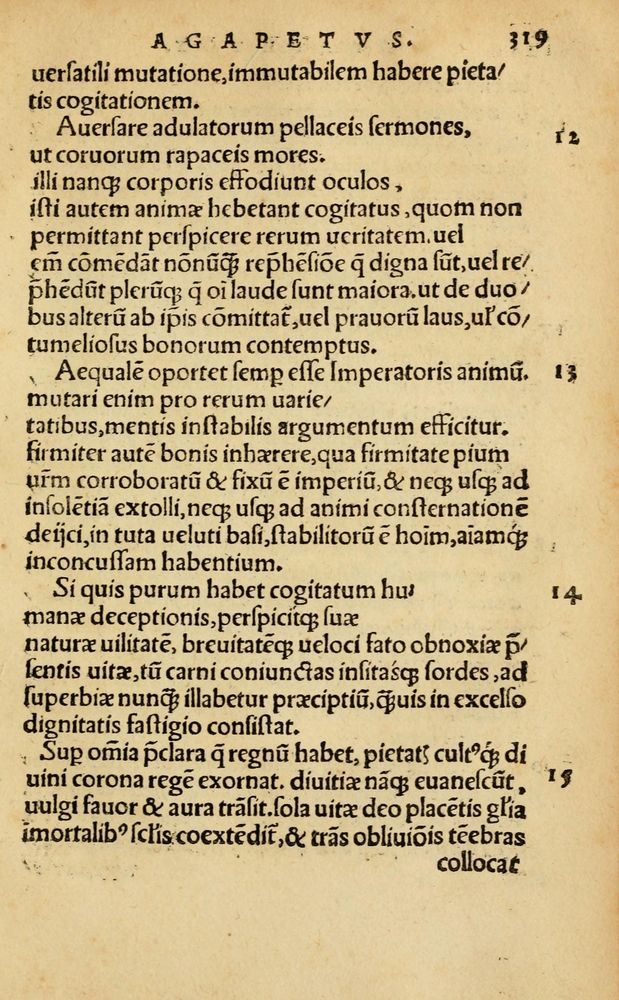 Scan 0325 of Aesopi Phrygis Fabellae Graece & Latine, cum alijs opusculis, quorum index proxima refertur pagella.