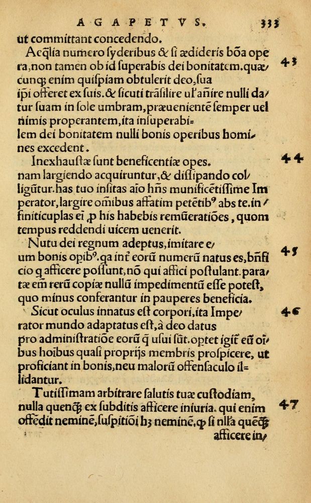 Scan 0339 of Aesopi Phrygis Fabellae Graece & Latine, cum alijs opusculis, quorum index proxima refertur pagella.