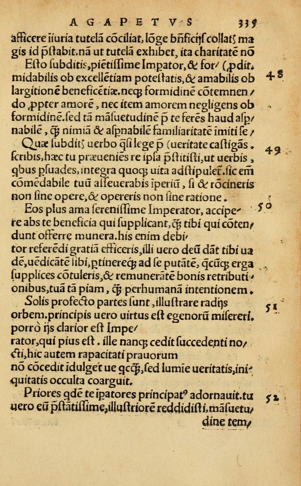 Scan 0341 of Aesopi Phrygis Fabellae Graece & Latine, cum alijs opusculis, quorum index proxima refertur pagella.