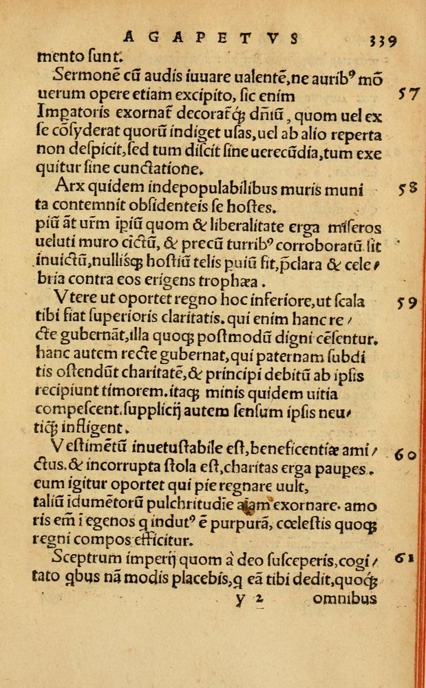 Scan 0345 of Aesopi Phrygis Fabellae Graece & Latine, cum alijs opusculis, quorum index proxima refertur pagella.