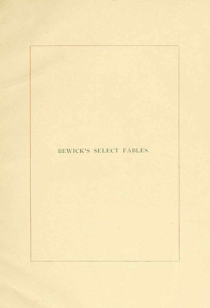 Scan 0007 of Bewicks select fables of Æsop and others in three parts