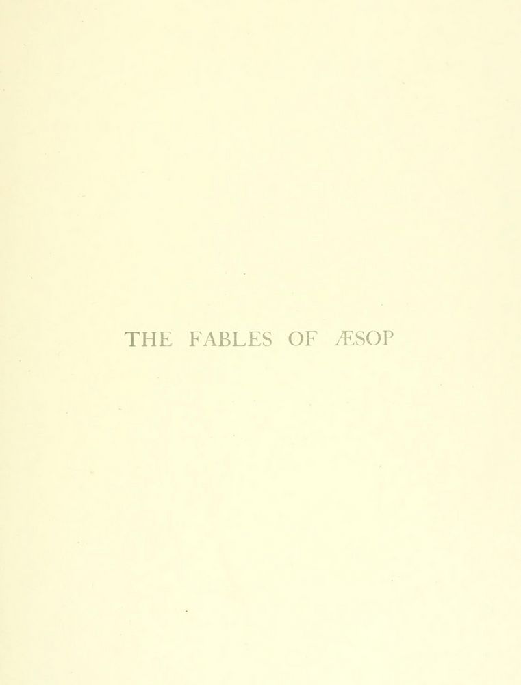Scan 0007 of The fables of Aesop