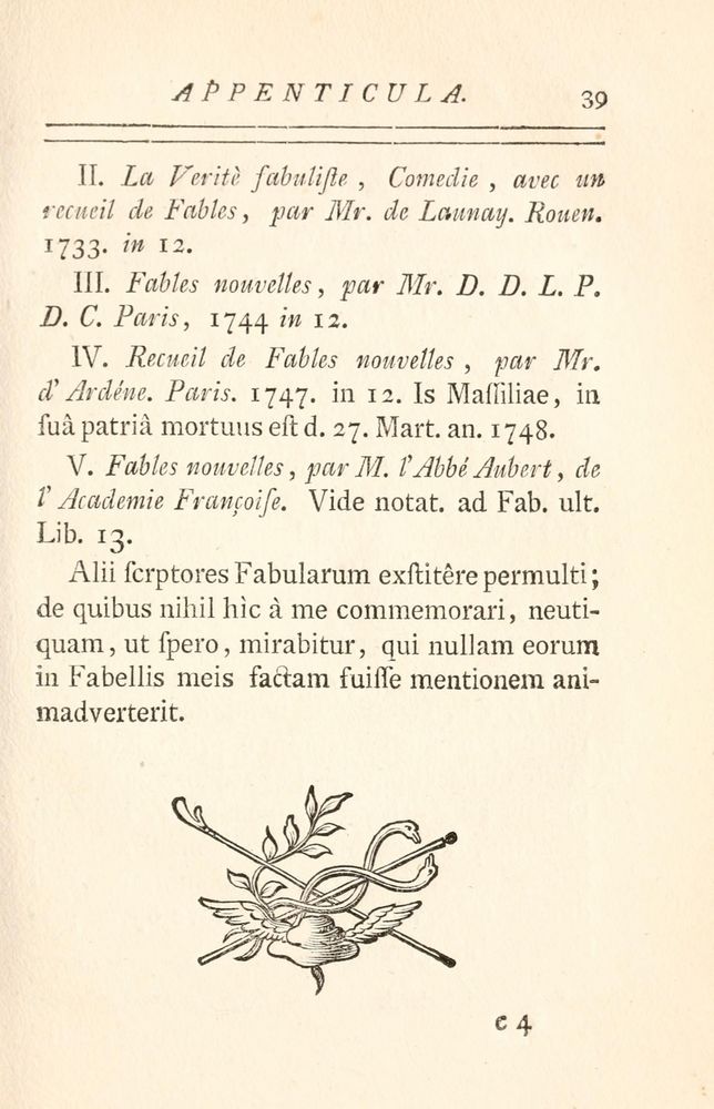 Scan 0047 of Fabulae Aesopiae curis posterioribus omnes fere, emendatae