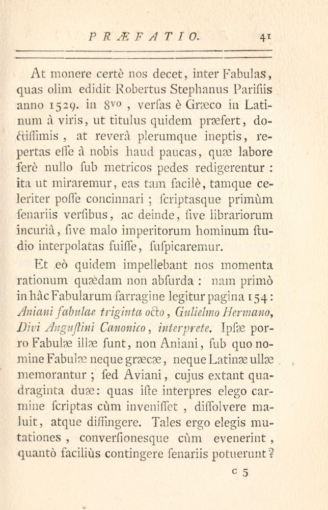 Scan 0049 of Fabulae Aesopiae curis posterioribus omnes fere, emendatae
