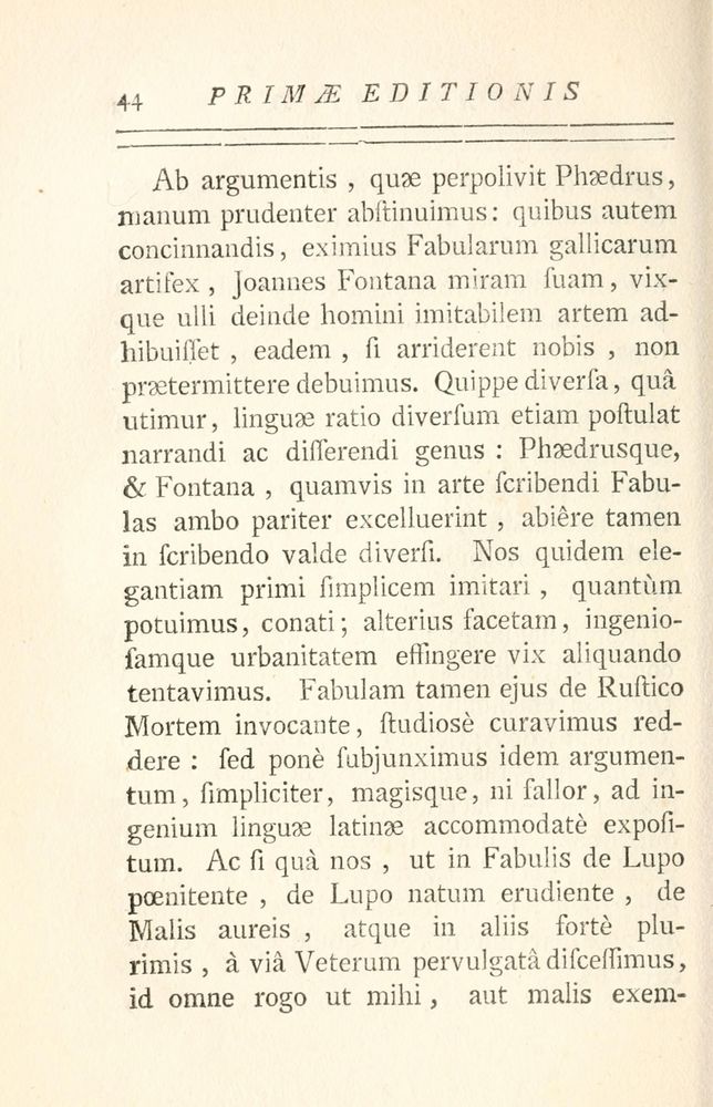 Scan 0052 of Fabulae Aesopiae curis posterioribus omnes fere, emendatae