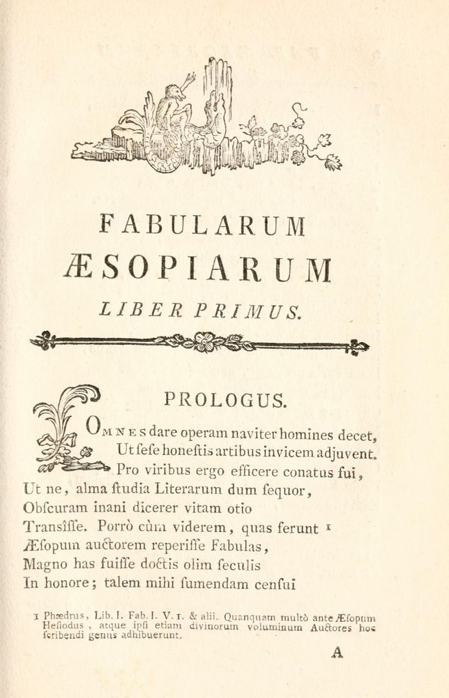 Scan 0069 of Fabulae Aesopiae curis posterioribus omnes fere, emendatae