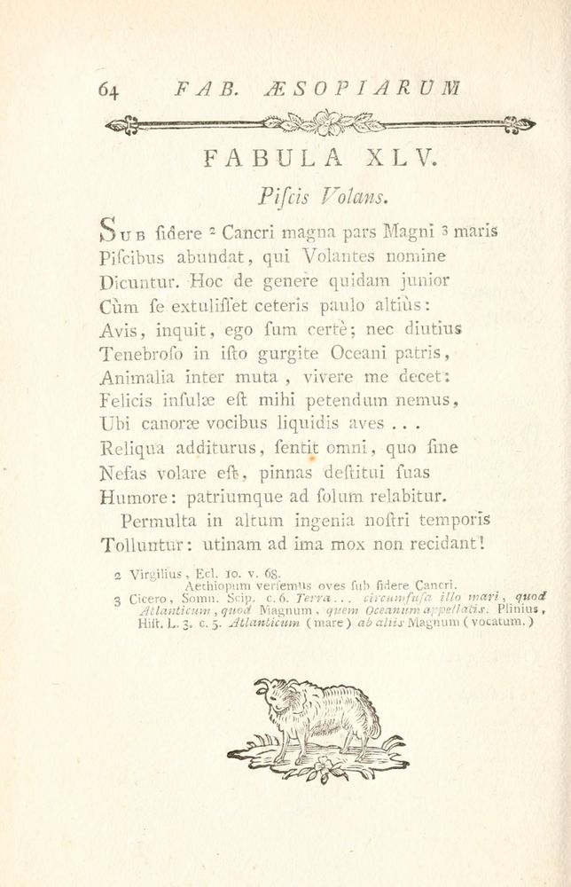 Scan 0136 of Fabulae Aesopiae curis posterioribus omnes fere, emendatae