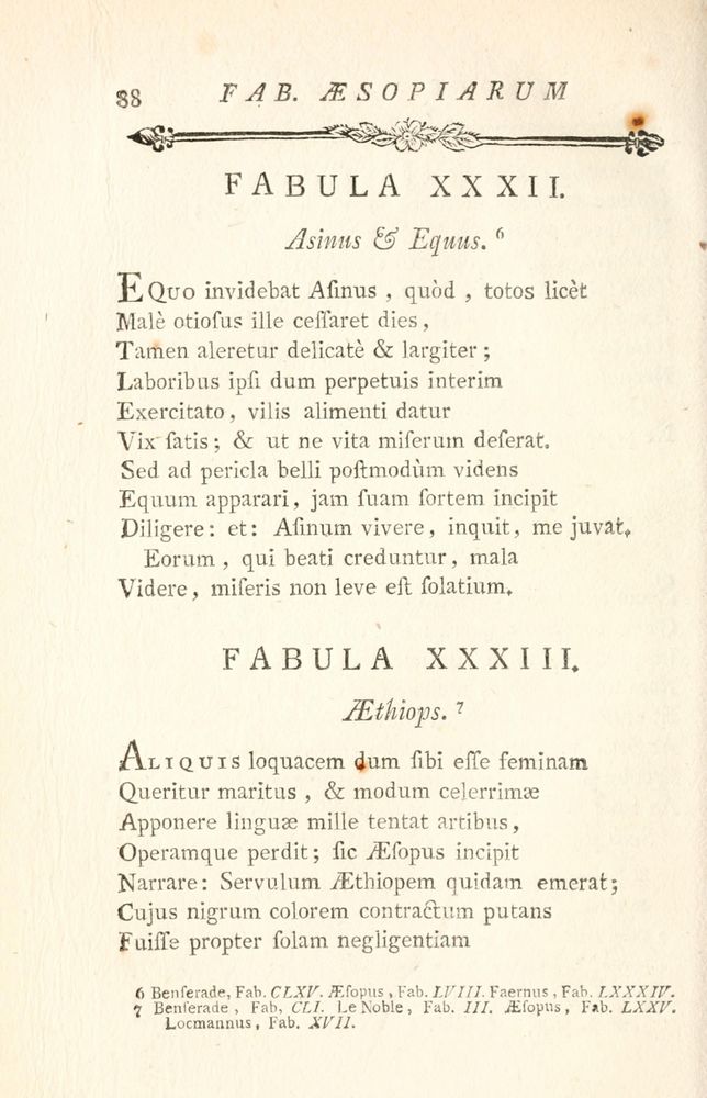 Scan 0160 of Fabulae Aesopiae curis posterioribus omnes fere, emendatae