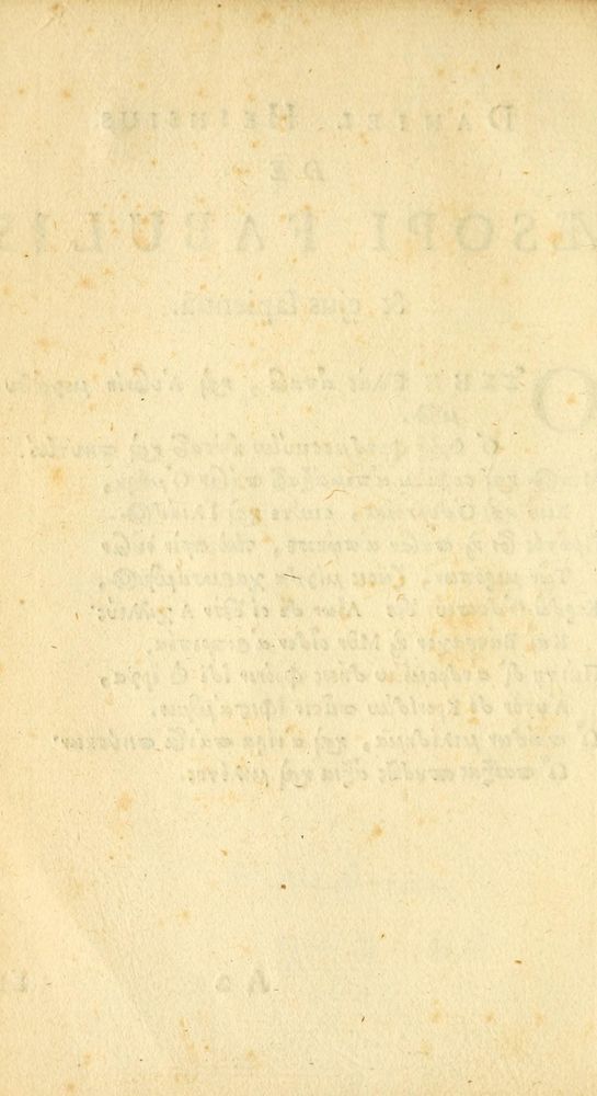 Scan 0006 of Fabulae Aesopi graecaè et latinè, nunc denuo selectae.