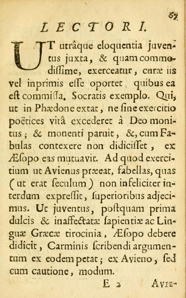 Scan 0069 of Fabulae Aesopi graecaè et latinè, nunc denuo selectae.