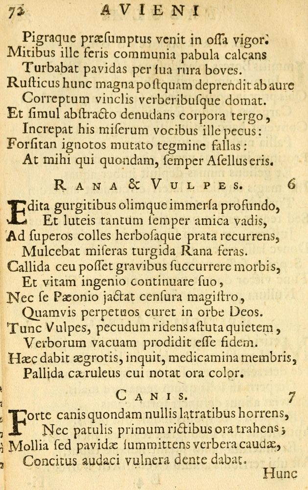 Scan 0074 of Fabulae Aesopi graecaè et latinè, nunc denuo selectae.
