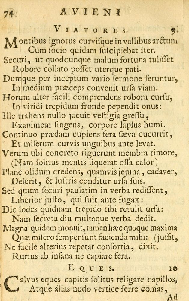 Scan 0076 of Fabulae Aesopi graecaè et latinè, nunc denuo selectae.