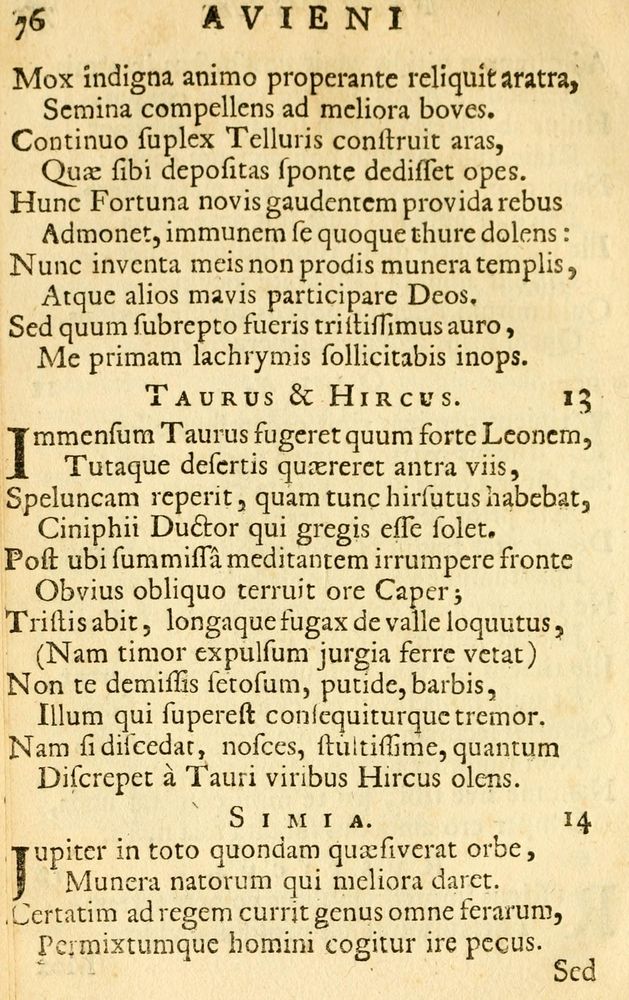 Scan 0078 of Fabulae Aesopi graecaè et latinè, nunc denuo selectae.