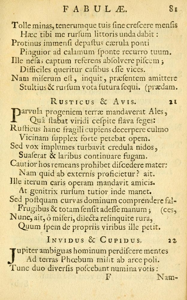 Scan 0083 of Fabulae Aesopi graecaè et latinè, nunc denuo selectae.