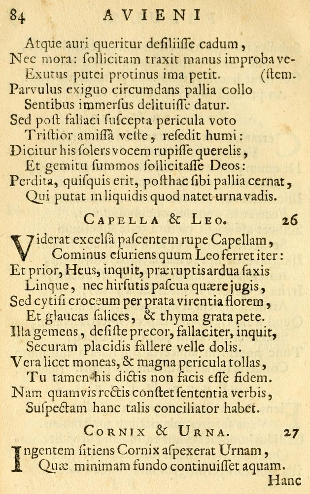 Scan 0086 of Fabulae Aesopi graecaè et latinè, nunc denuo selectae.