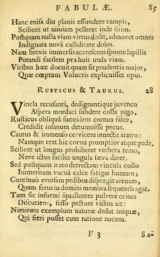 Scan 0087 of Fabulae Aesopi graecaè et latinè, nunc denuo selectae.
