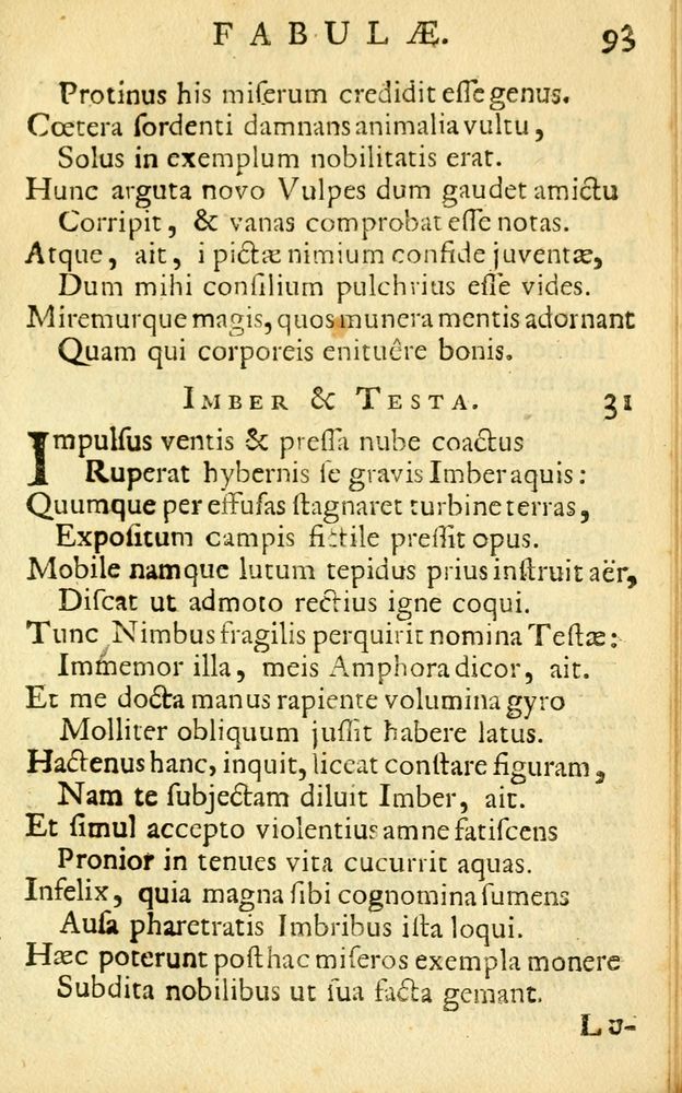 Scan 0095 of Fabulae Aesopi graecaè et latinè, nunc denuo selectae.