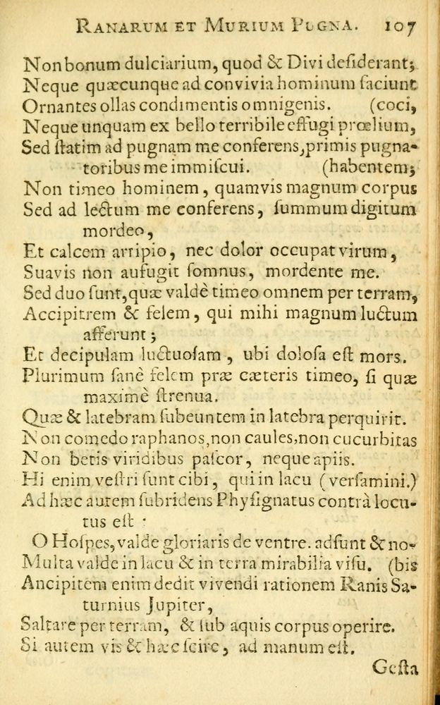 Scan 0109 of Fabulae Aesopi graecaè et latinè, nunc denuo selectae.