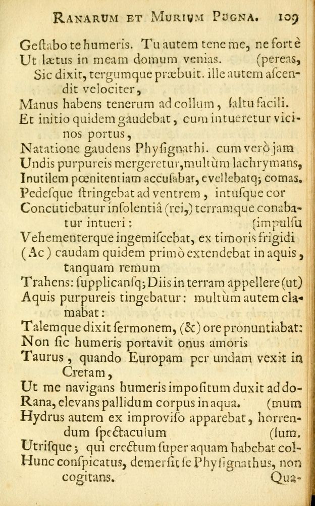 Scan 0111 of Fabulae Aesopi graecaè et latinè, nunc denuo selectae.