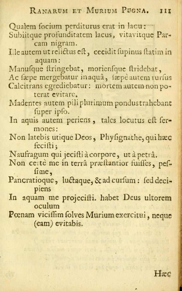 Scan 0113 of Fabulae Aesopi graecaè et latinè, nunc denuo selectae.