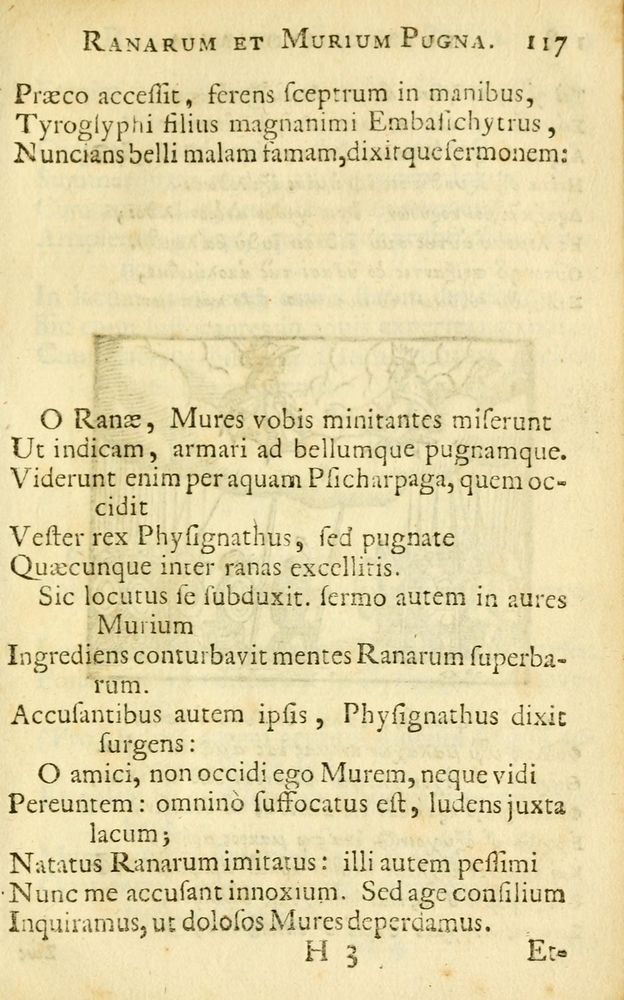 Scan 0119 of Fabulae Aesopi graecaè et latinè, nunc denuo selectae.