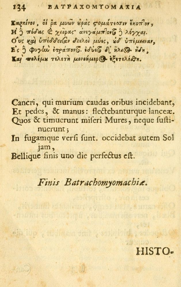 Scan 0136 of Fabulae Aesopi graecaè et latinè, nunc denuo selectae.