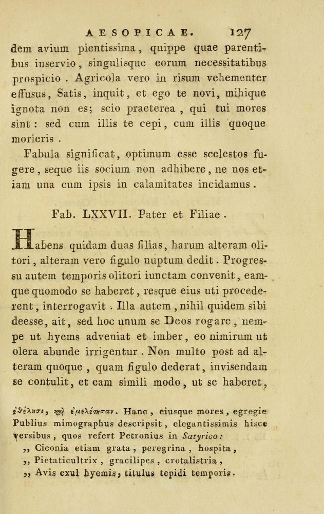 Scan 0173 of Fabvlae aesopicae qvales ante Planvdem ferebantvr ex vetvsto cod