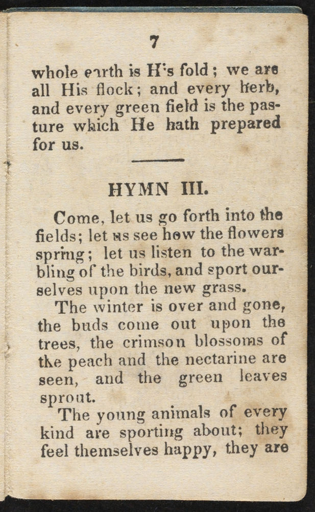 Scan 0009 of Hymns for children in prose