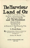 Thumbnail 0003 of The marvelous land of Oz
