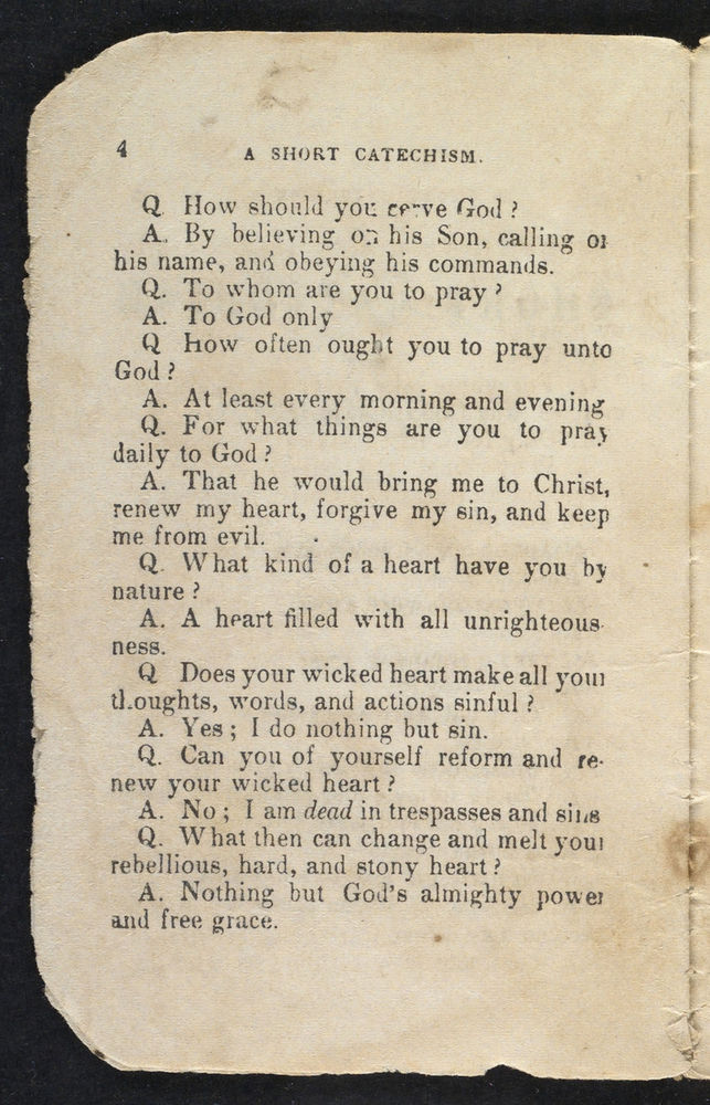 Scan 0006 of A short catechism for young children