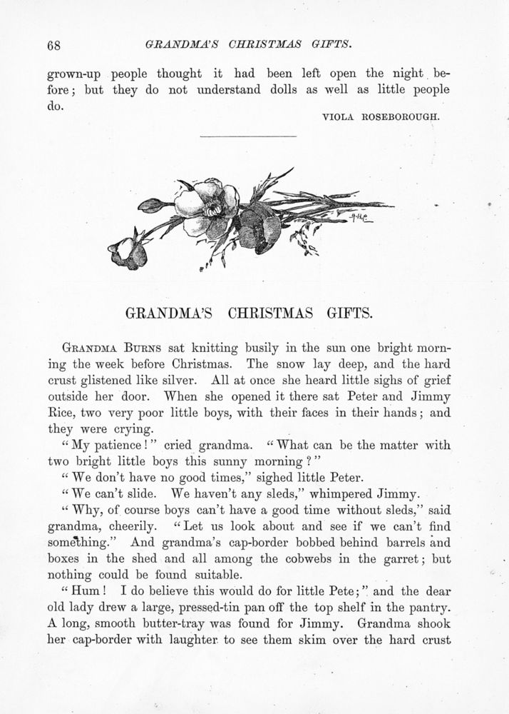 Scan 0070 of Christmas stories and poems for the little ones