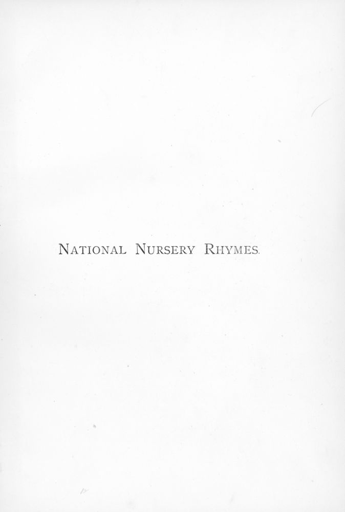 Scan 0004 of National nursery rhymes and nursery songs