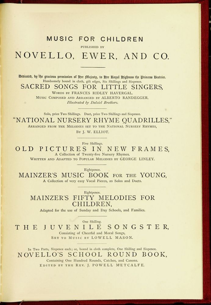 Scan 0137 of National nursery rhymes and nursery songs