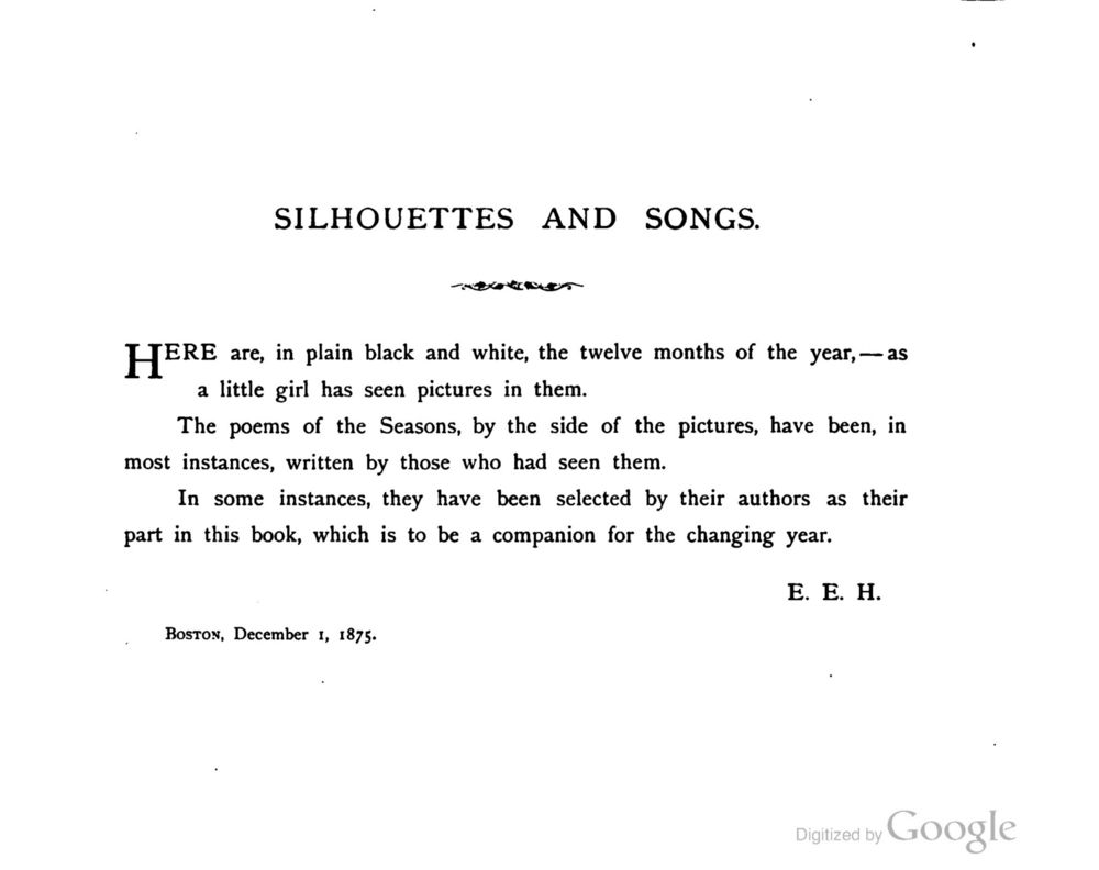 Scan 0017 of Silhouettes and songs illustrative of the months