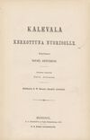 Thumbnail 0002 of Kalevala kerrottuna nuorisolle