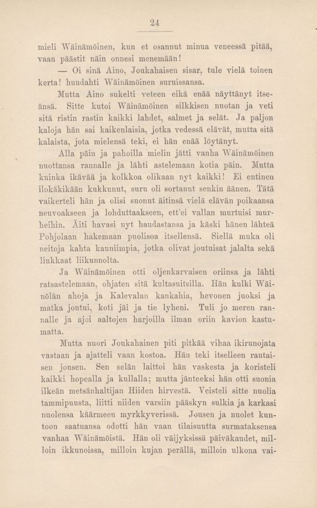 Scan 0026 of Kalevala kerrottuna nuorisolle